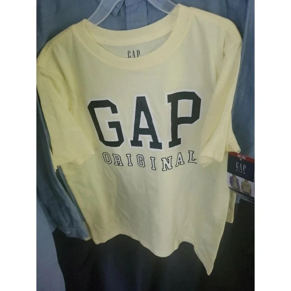 Gap Kids Boys Woven Shirt Set Size 14/16 Lemonade